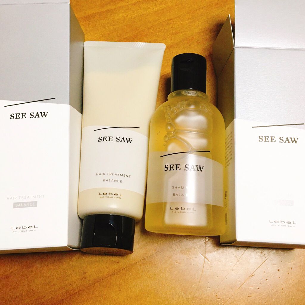 SEE SAW ヘア&スキャルプシャンプー/ヘアトリートメント/LebeL/シャンプー・コンディショナーを使ったクチコミ(1枚目)