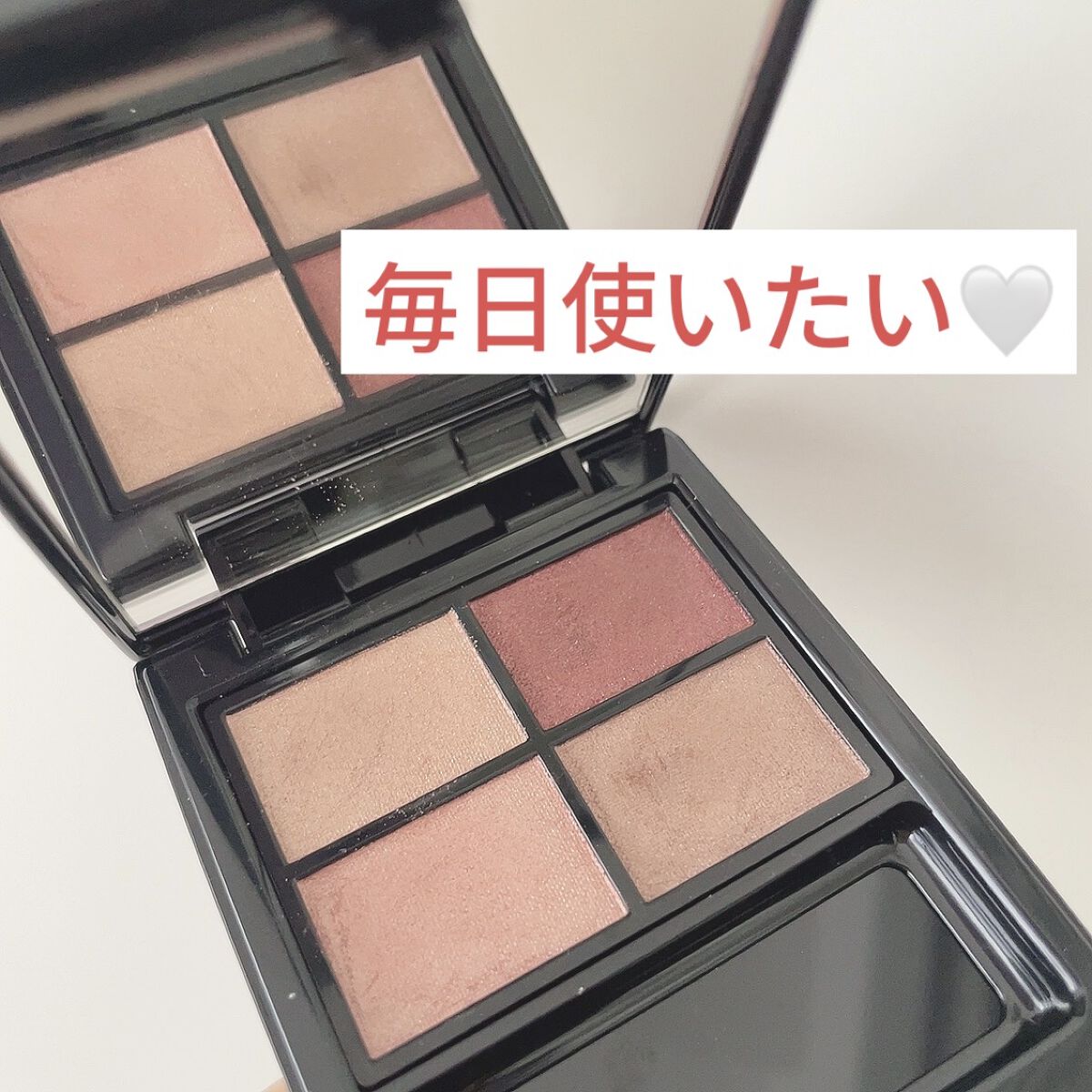 ミネラルクラッシィシャドー ロゼブラウン/エトヴォス/アイシャドウパレットを使ったクチコミ（1枚目）