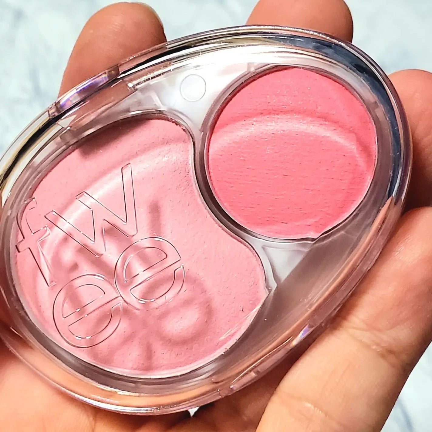 デュアルチークメロウ/fwee/ジェル・クリームチークを使ったクチコミ(2枚目)