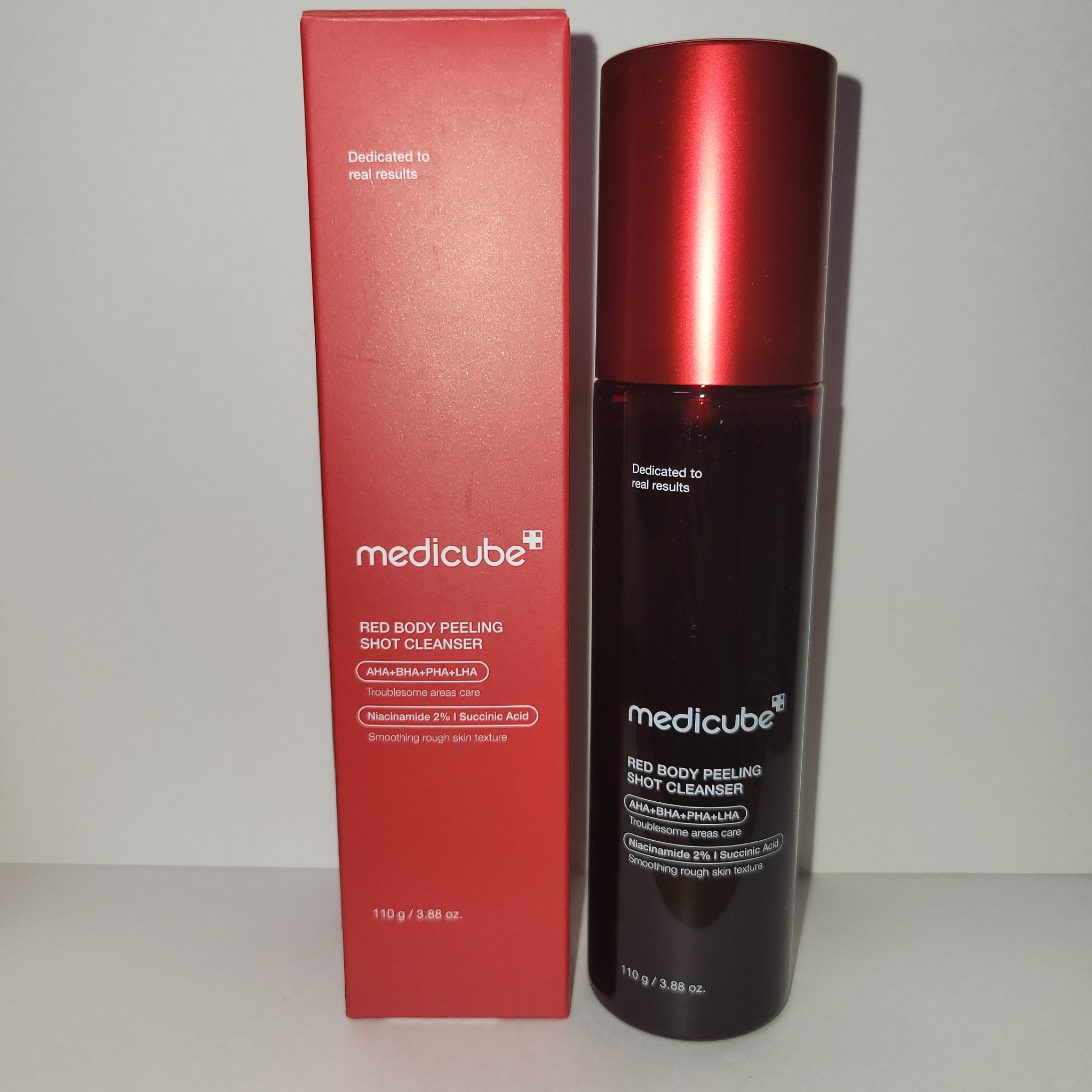 レッドアクネ ボディピーリングショット/MEDICUBE/ピーリングを使ったクチコミ（1枚目）