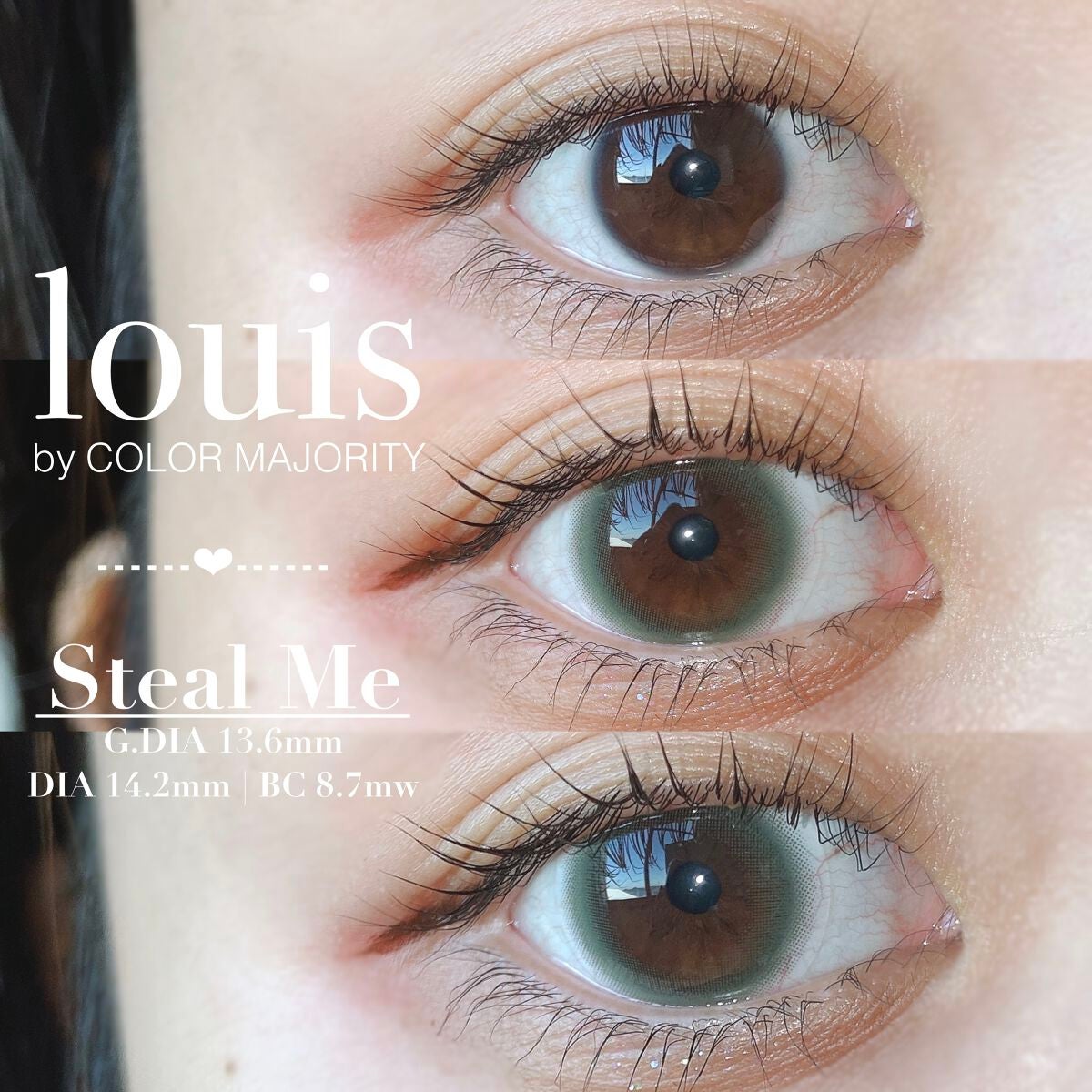 ルイ バイ カラーマジョリティー /louis by COLOR MAJORITY/カラーコンタクトレンズを使ったクチコミ(1枚目)