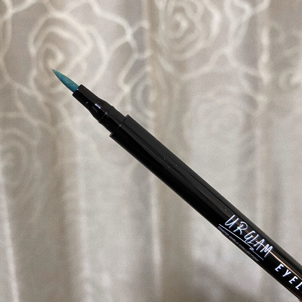 リキッドアイライナーa (TOKYO GIRLS COLLECTION) グリーン/U R GLAM/リキッドアイライナーを使ったクチコミ（3枚目）