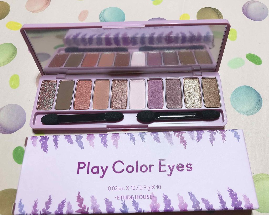 プレイカラーアイパレット ローズボム/ETUDE/アイシャドウパレットを使ったクチコミ（3枚目）