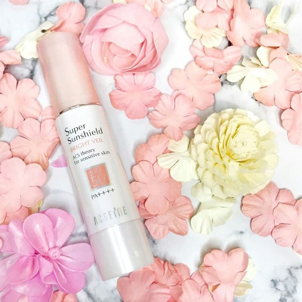 スーパーサンシールド ブライトヴェール＜R＞/ACSEINE/日焼け止め・UVケアを使ったクチコミ（1枚目）