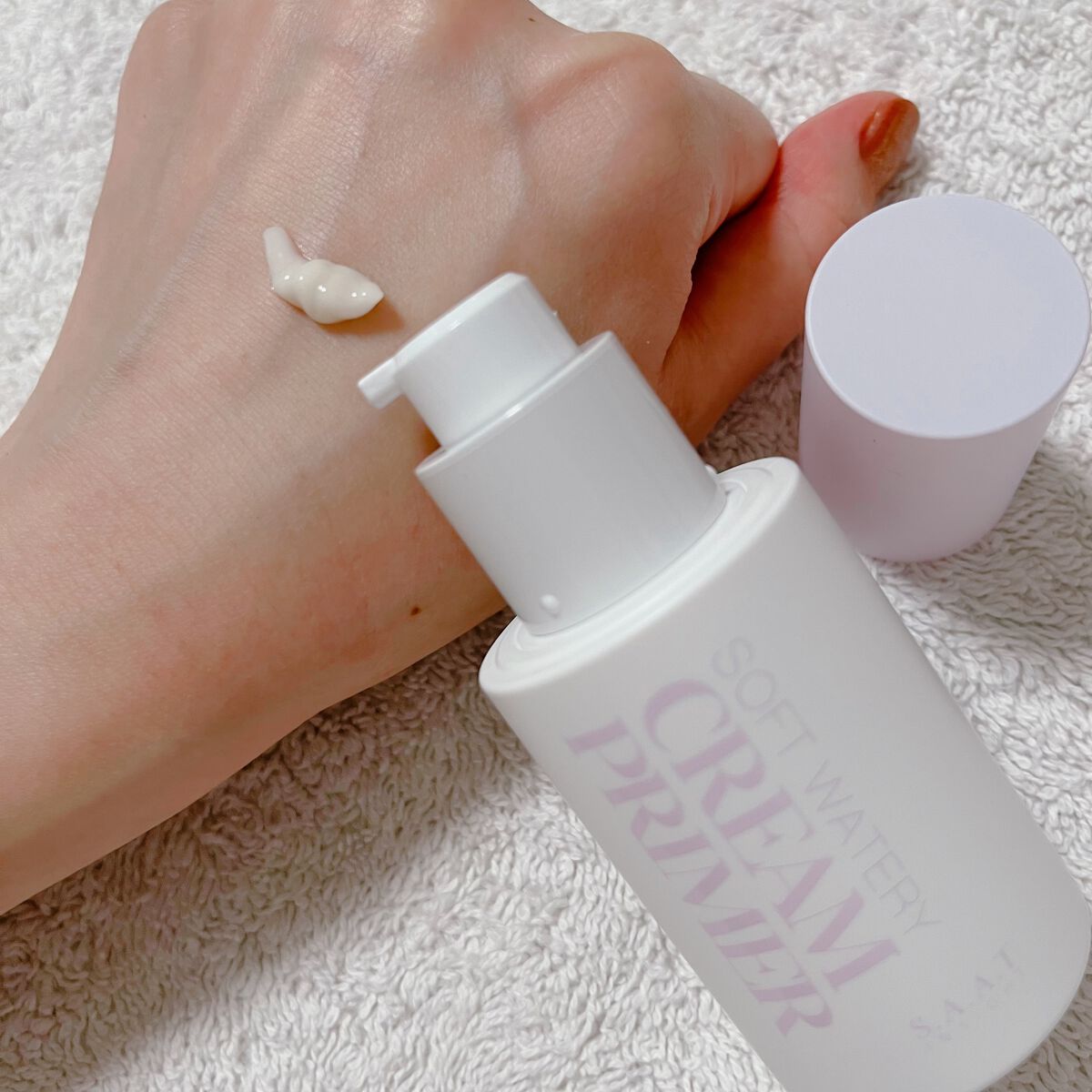 ソフトウォータリークリームプライマー/saat insight/化粧下地を使ったクチコミ(2枚目)