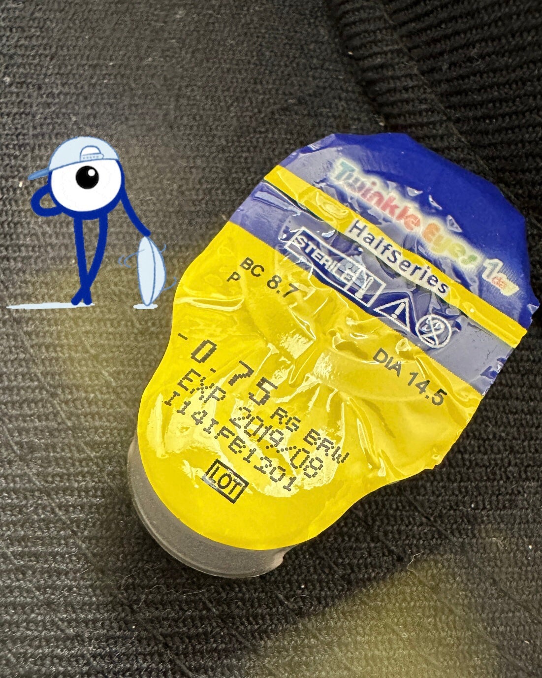 トゥインクルアイズ ワンデー UV+ ハーフシリーズ/TwinkleEyes/ワンデー(1DAY)カラコンを使ったクチコミ(1枚目)