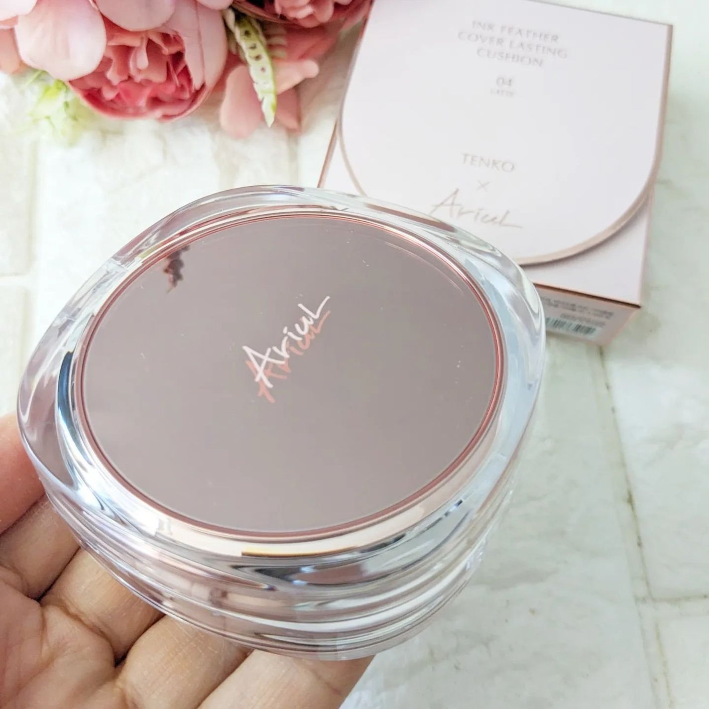 アリウル インクフェザーカバーラスティングクッション/Ariul/クッションファンデーションを使ったクチコミ(4枚目)
