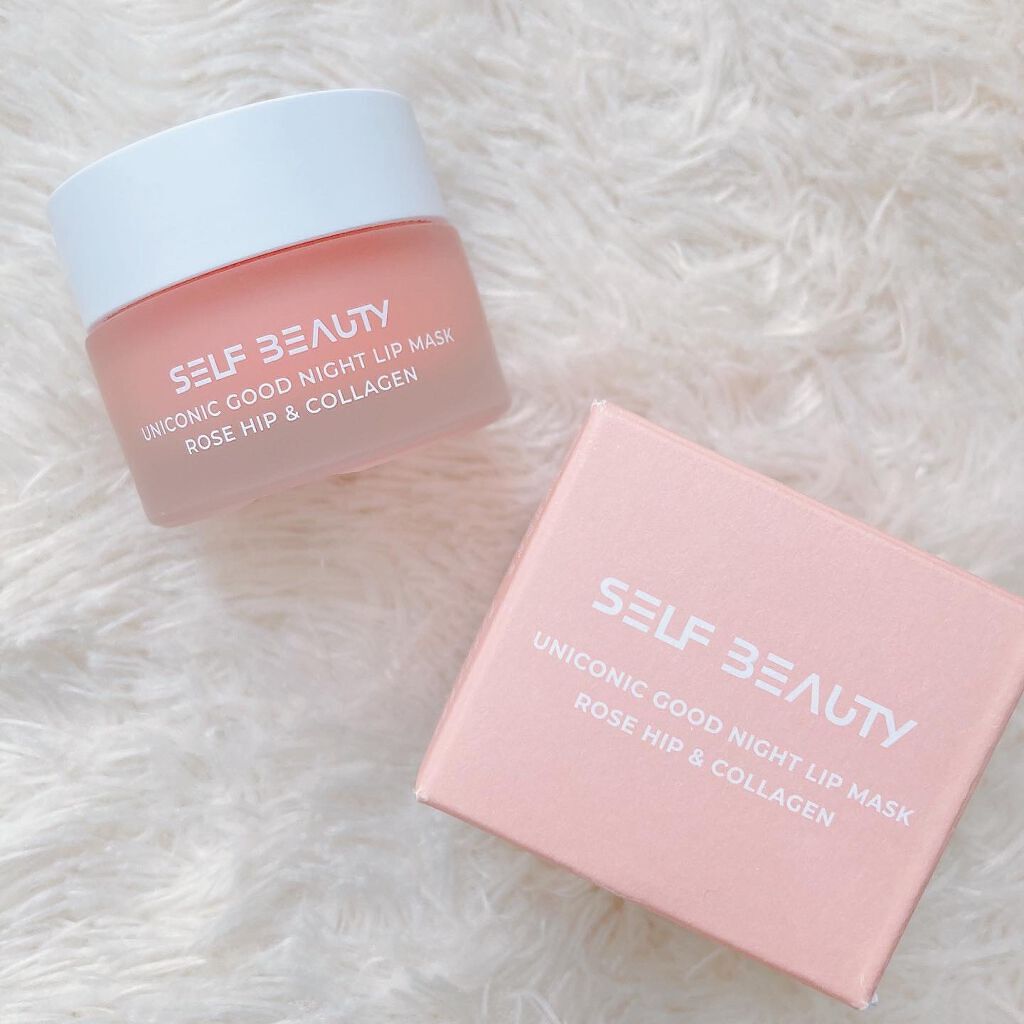 ユニコーングッドナイトリップマスク ローズヒップ&コラーゲン/SELF BEAUTY/リップマスクを使ったクチコミ（1枚目）