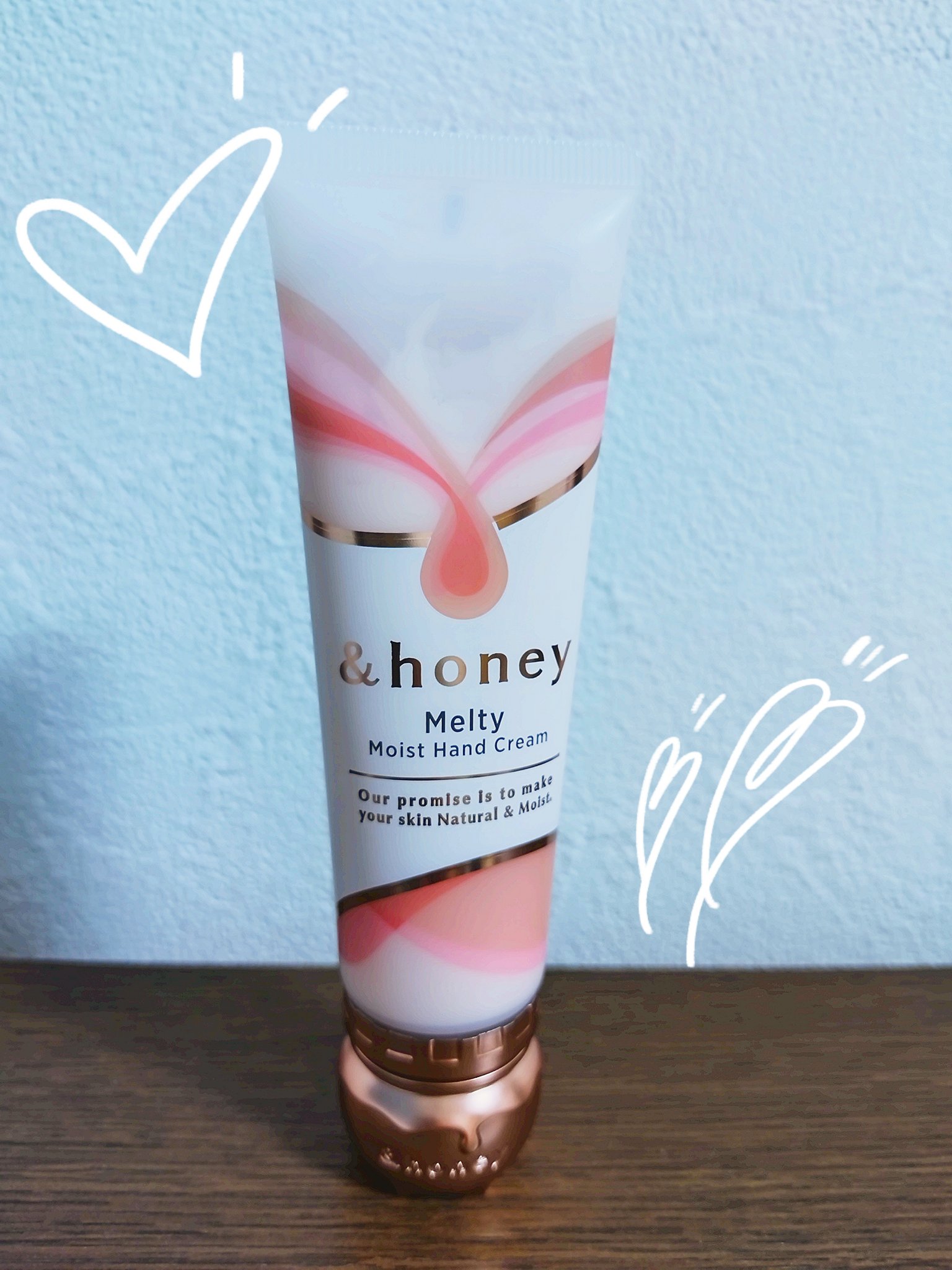 アンドハニー　メルティモイスト ハンドクリーム/&honey/ハンドクリームを使ったクチコミ（1枚目）