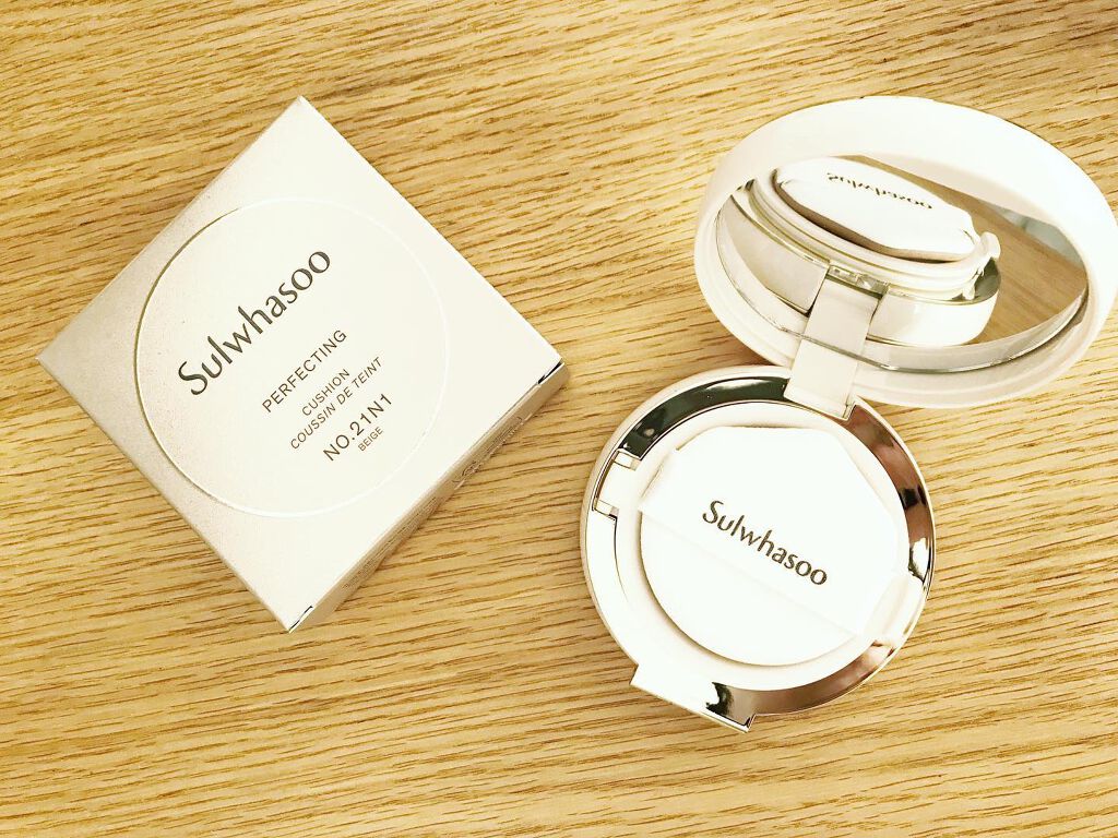 パーフェクティング クッション/エアリ/Sulwhasoo/クッションファンデーションを使ったクチコミ（1枚目）
