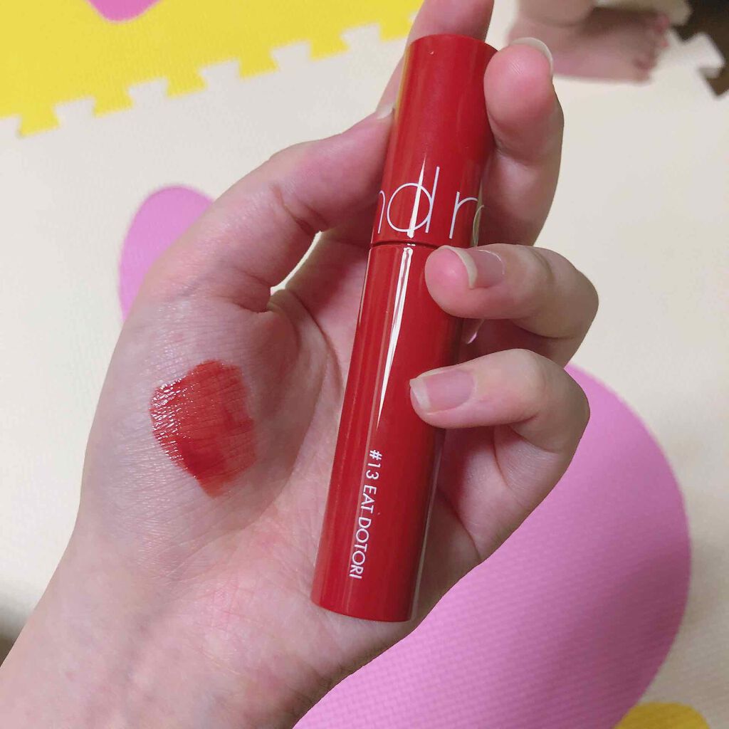 ジューシーラスティングティント/rom&nd/リップティントを使ったクチコミ（1枚目）