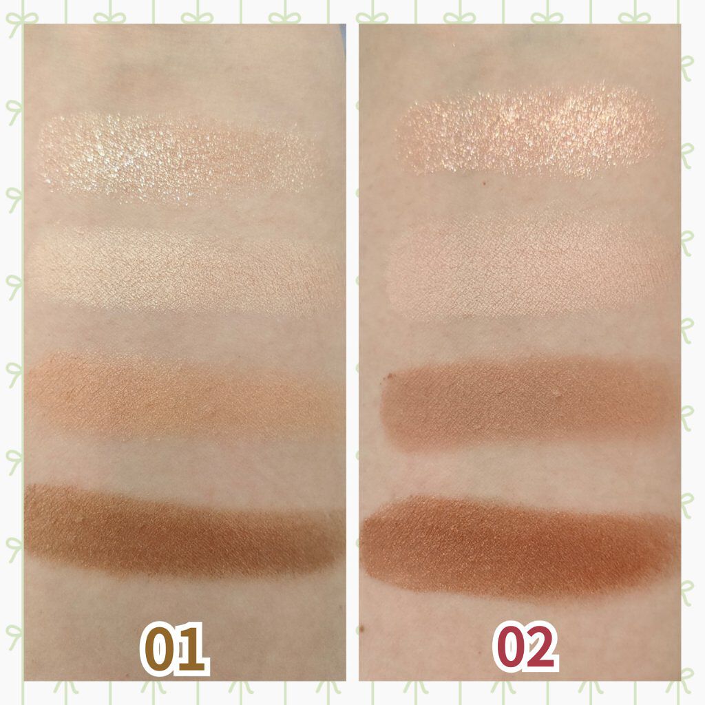 ベージュトーンアイシャドウ/CEZANNE/アイシャドウパレットを使ったクチコミ(2枚目)