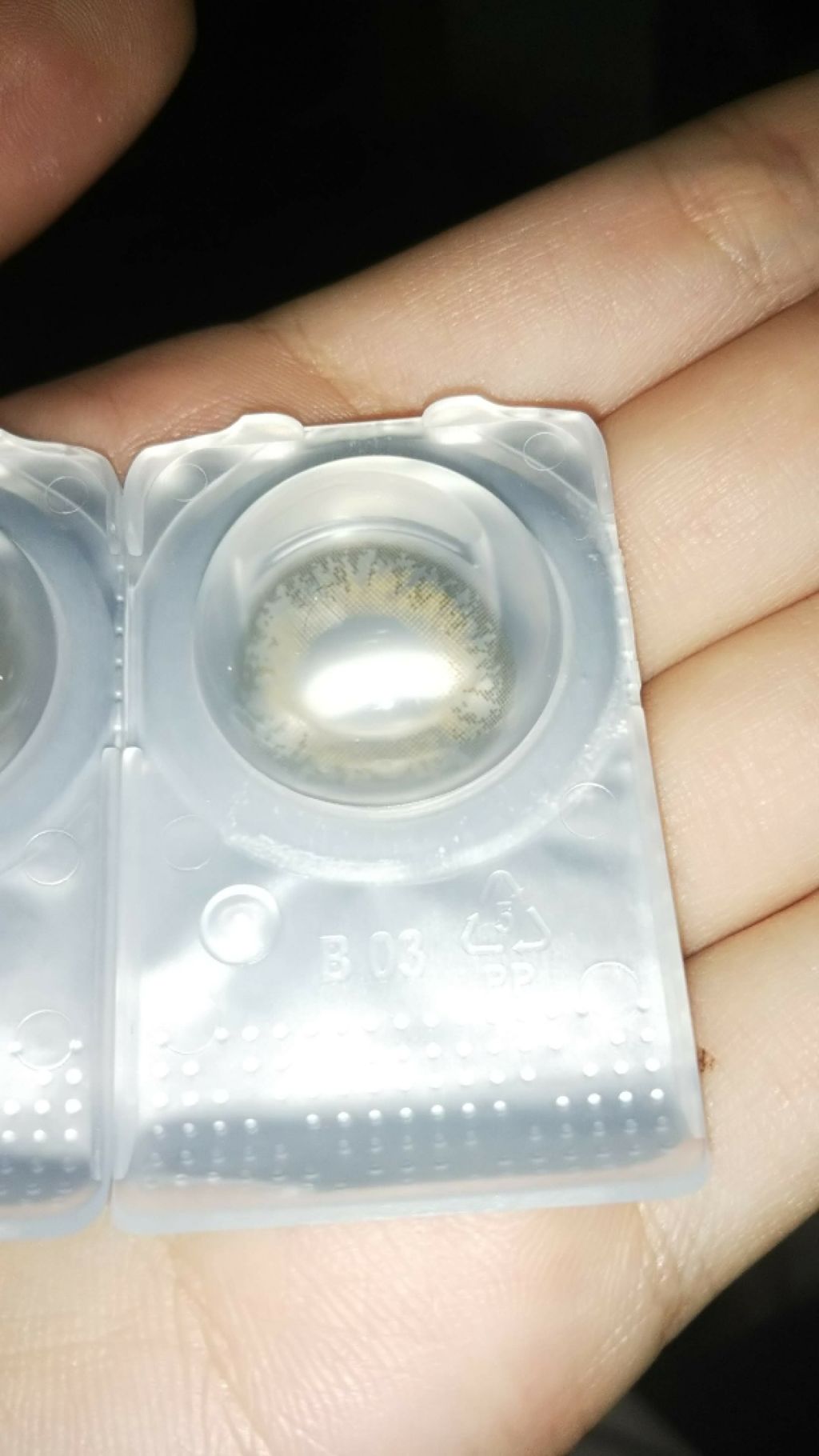 LIL MOON 1day クリームグレージュ/LILMOON/ワンデー（１DAY）カラコンを使ったクチコミ（3枚目）