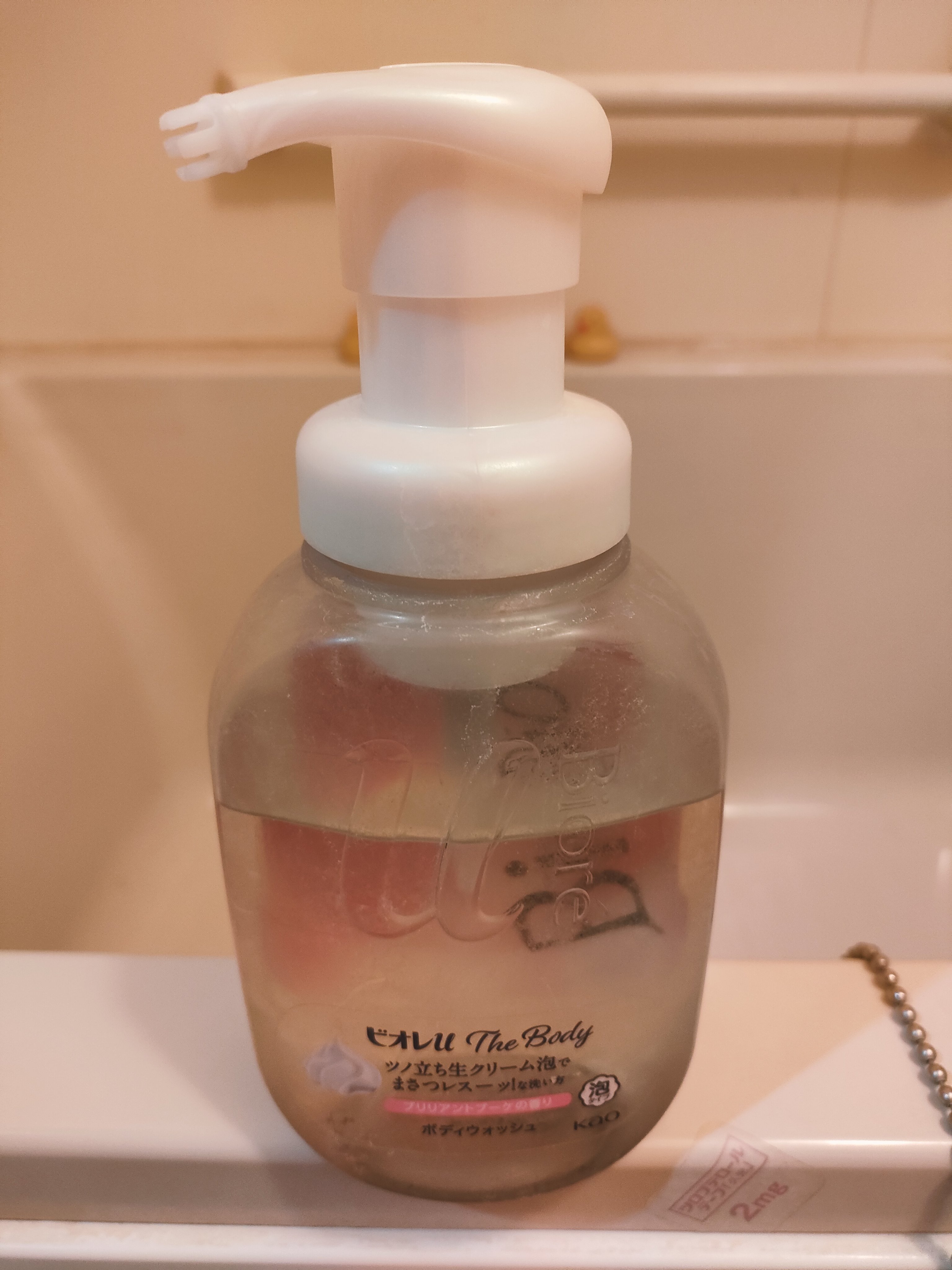 ザ ボディ 泡タイプ ブリリアントブーケの香り 本体 540ml/ビオレu/ボディソープを使ったクチコミ（1枚目）