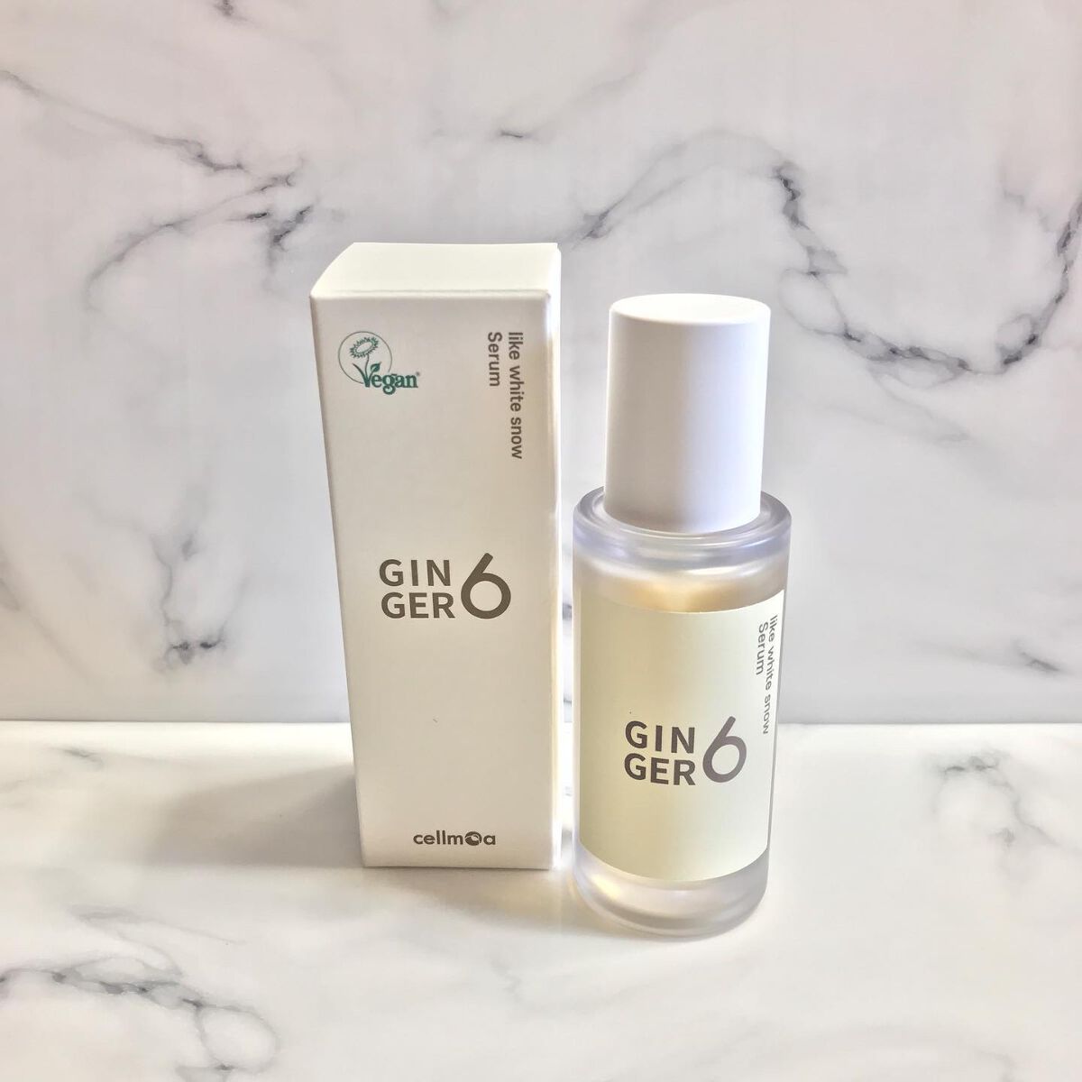 ライク ホワイト スノー セラム/GINGER6/美容液を使ったクチコミ（2枚目）