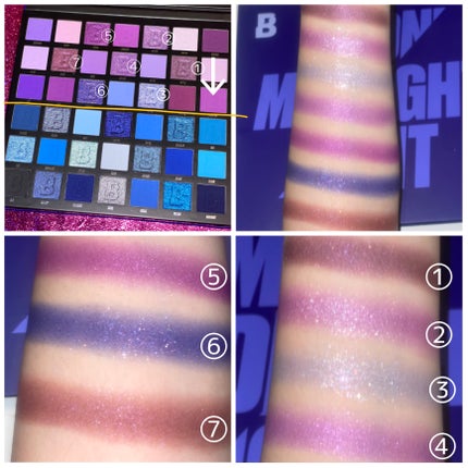 Midnight Palette/BEAUTYBAY/アイシャドウパレットを使ったクチコミ(2枚目)