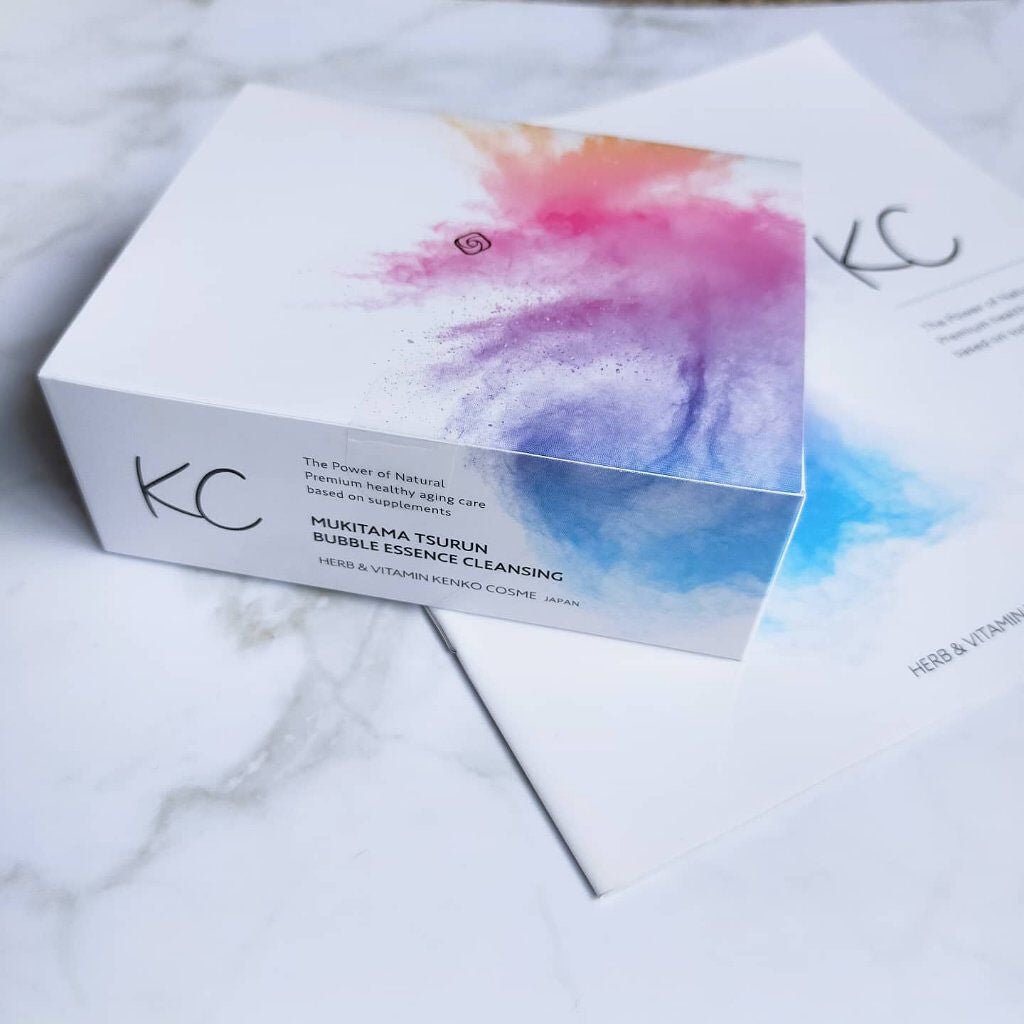KC むきタマつるん 発泡美容液クレンジング/ハーブ健康本舗/クレンジングジェルを使ったクチコミ(1枚目)