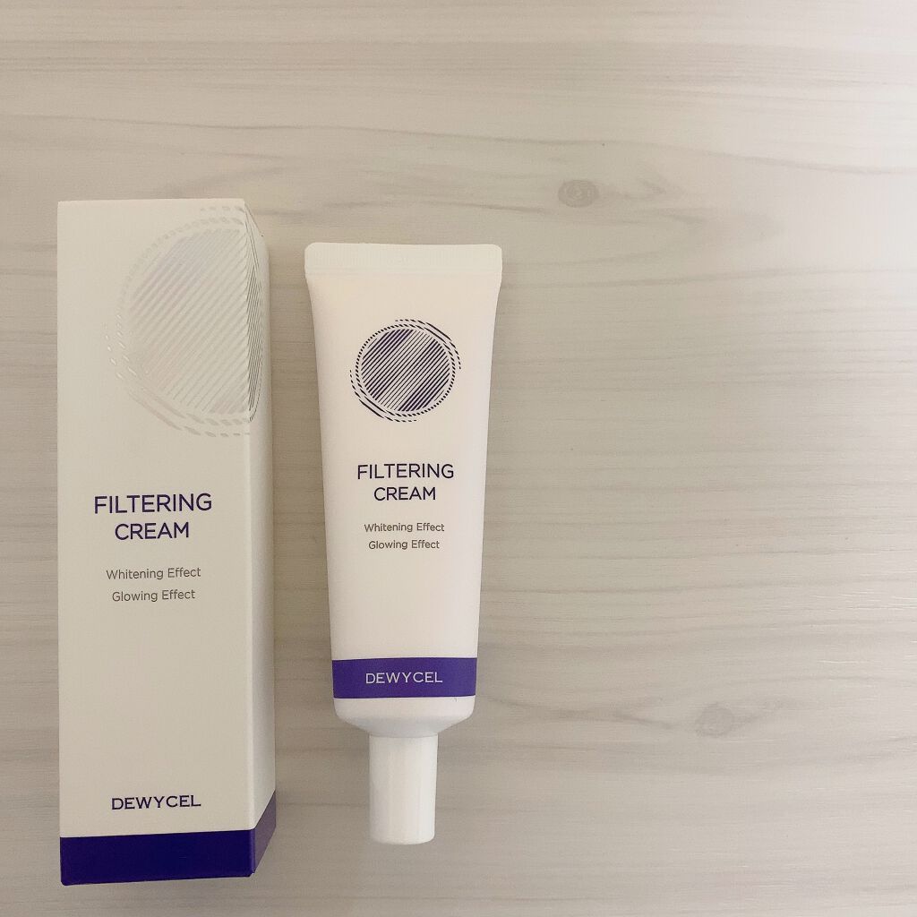 フィルタリングクリーム/DEWYCEL/日焼け止めクリームを使ったクチコミ（1枚目）