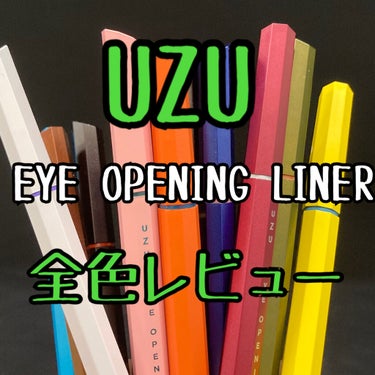 EYE OPENING LINER/UZU BY FLOWFUSHI/リキッドアイライナーを使ったクチコミ（1枚目）