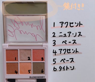 オーラクリエイション 101 グースベリー＆セピアブラウン(限定カラー)/BLEND BERRY/アイシャドウパレットを使ったクチコミ（2枚目）