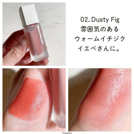 ドットオンムードブラーリーフォグティント/Heart Percent/リップティントを使ったクチコミ(5枚目)