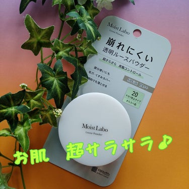 ルースパウダー＜テカリ防止タイプ＞/Moist Labo/ルースパウダーを使ったクチコミ（1枚目）