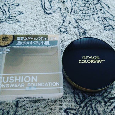 カラーステイ クッション ロングウェア ファンデーション 002 バニラ/自然な肌色（標準色）/REVLON/クッションファンデーションを使ったクチコミ（1枚目）