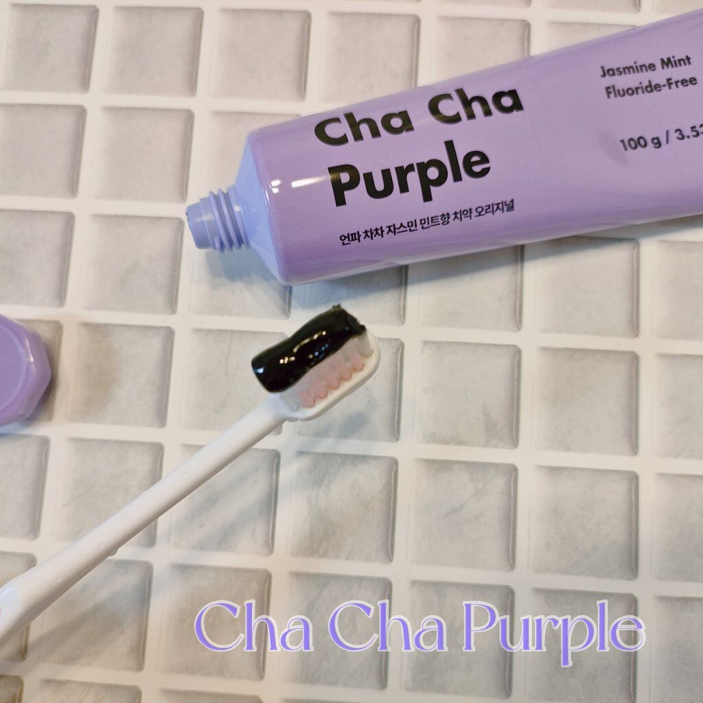 Cha Cha Charcoal Jasmin Mint Toothpaste/chacha/歯磨き粉を使ったクチコミ(2枚目)
