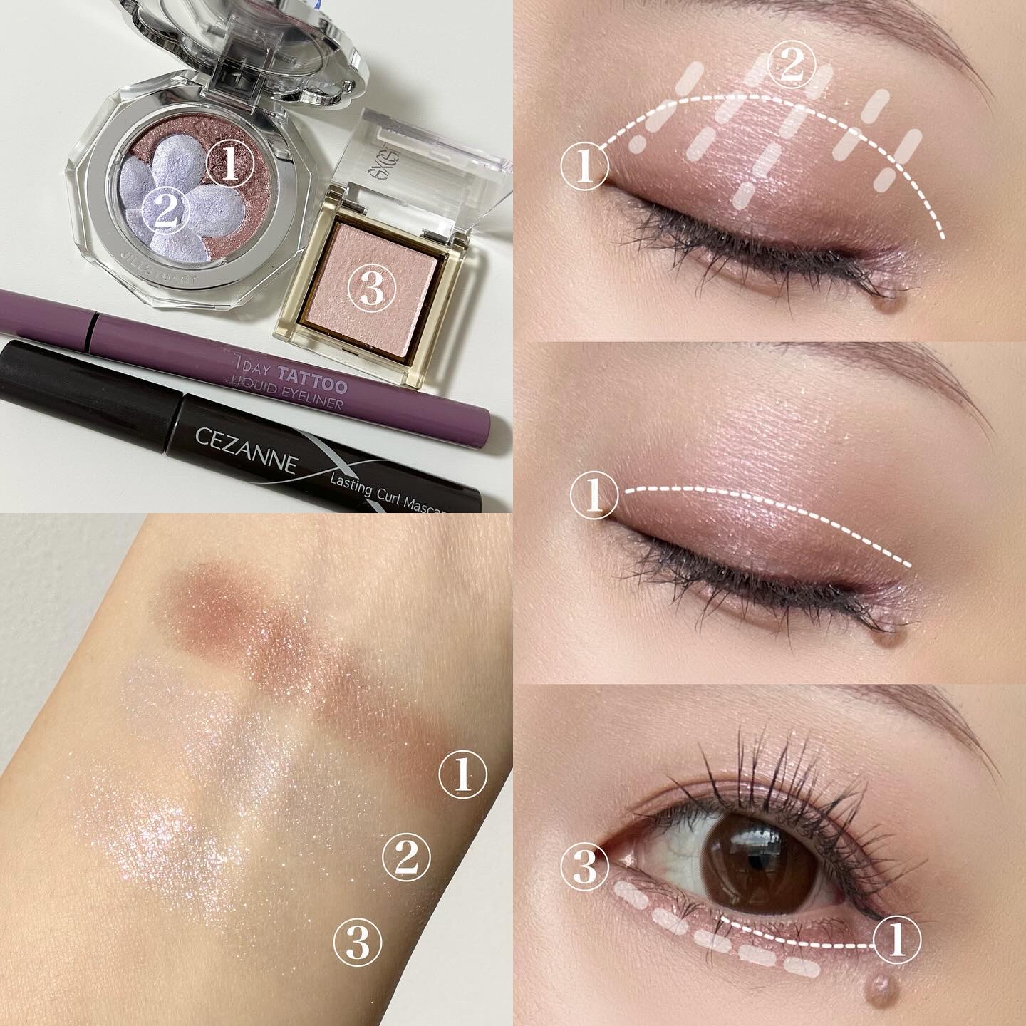 アイプランナー/excel/単色アイシャドウを使ったクチコミ（3枚目）