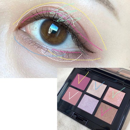 コンパクトアディクション センス オブ クラリティ/ADDICTION/アイシャドウパレットを使ったクチコミ(4枚目)