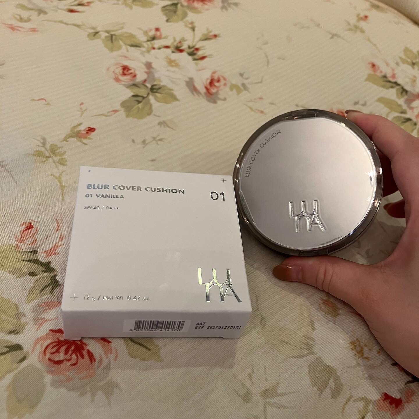 ブラーカバークッション/LUNA/クッションファンデーションを使ったクチコミ（1枚目）