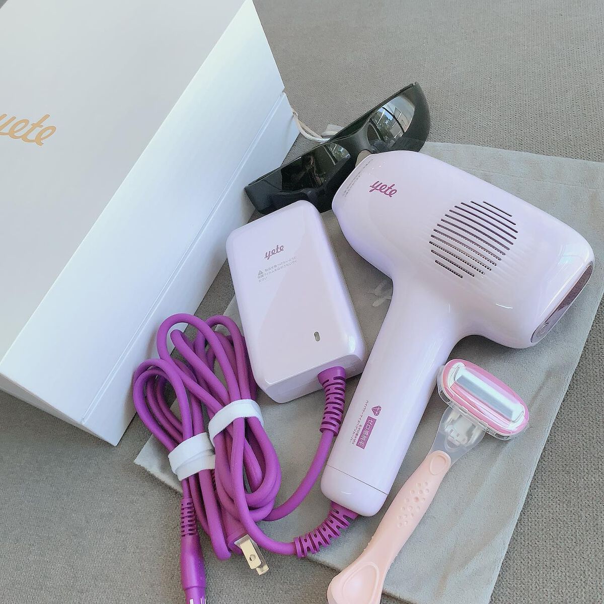 サファイアIPL脱毛器　 パープル/yete/家庭用脱毛器を使ったクチコミ（2枚目）