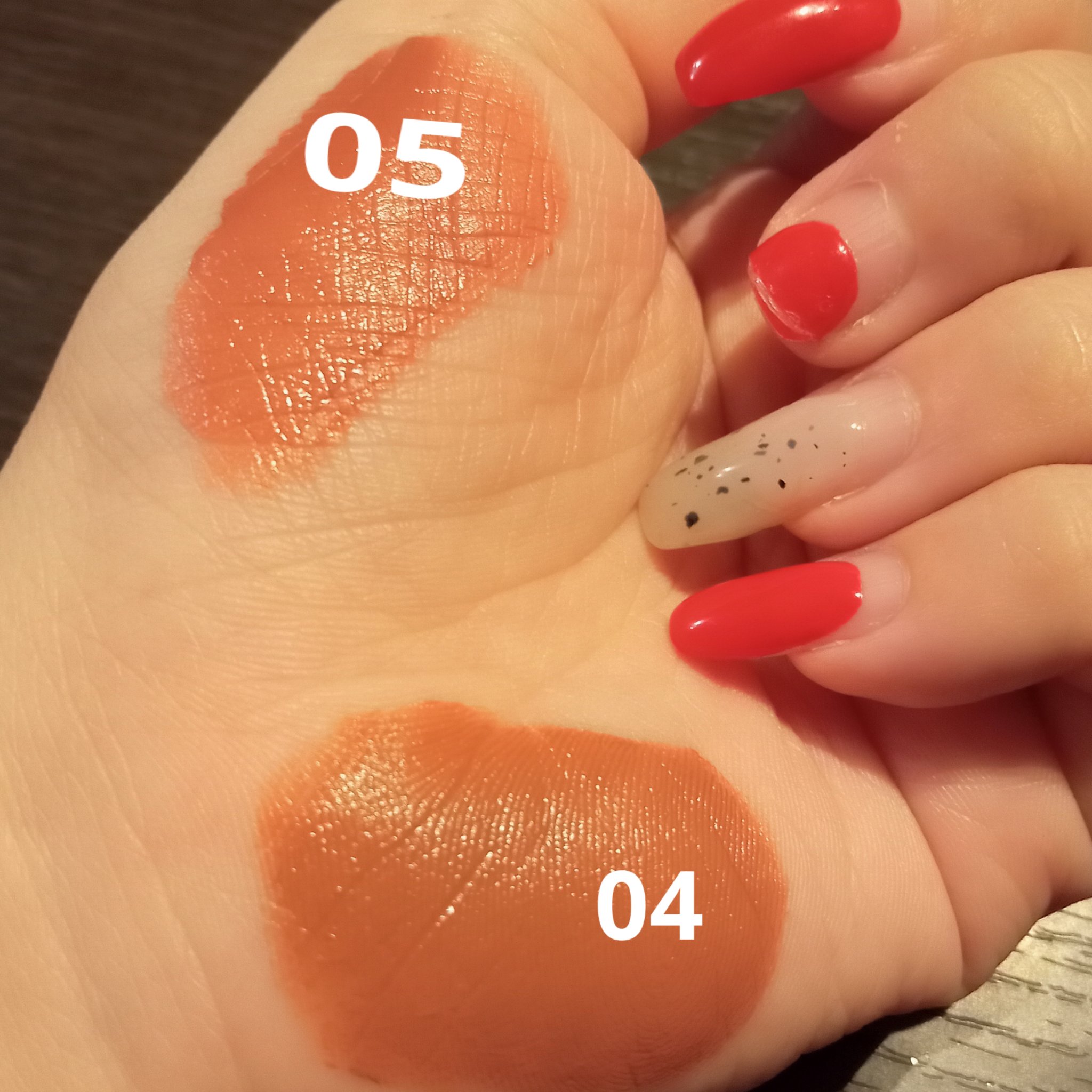 GAB ME スムースマットリップティントのクチコミ「GAB ME
スムースマットリップティント
04チャイポワブル　ブラウンベージュ
05キドニー.....」（2枚目）