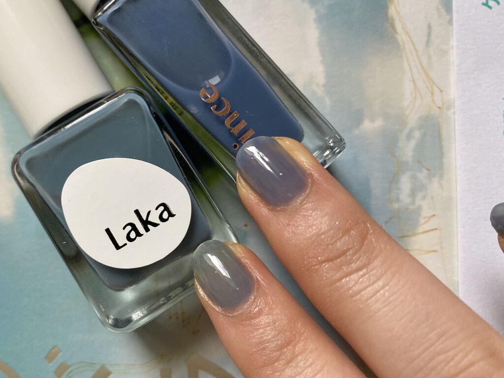 グロウアップネイルカラー [G006]ウォークオンエアー/hince/マニキュアを使ったクチコミ（3枚目）