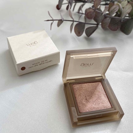 single eye color/la peau de gem./単色アイシャドウを使ったクチコミ(2枚目)