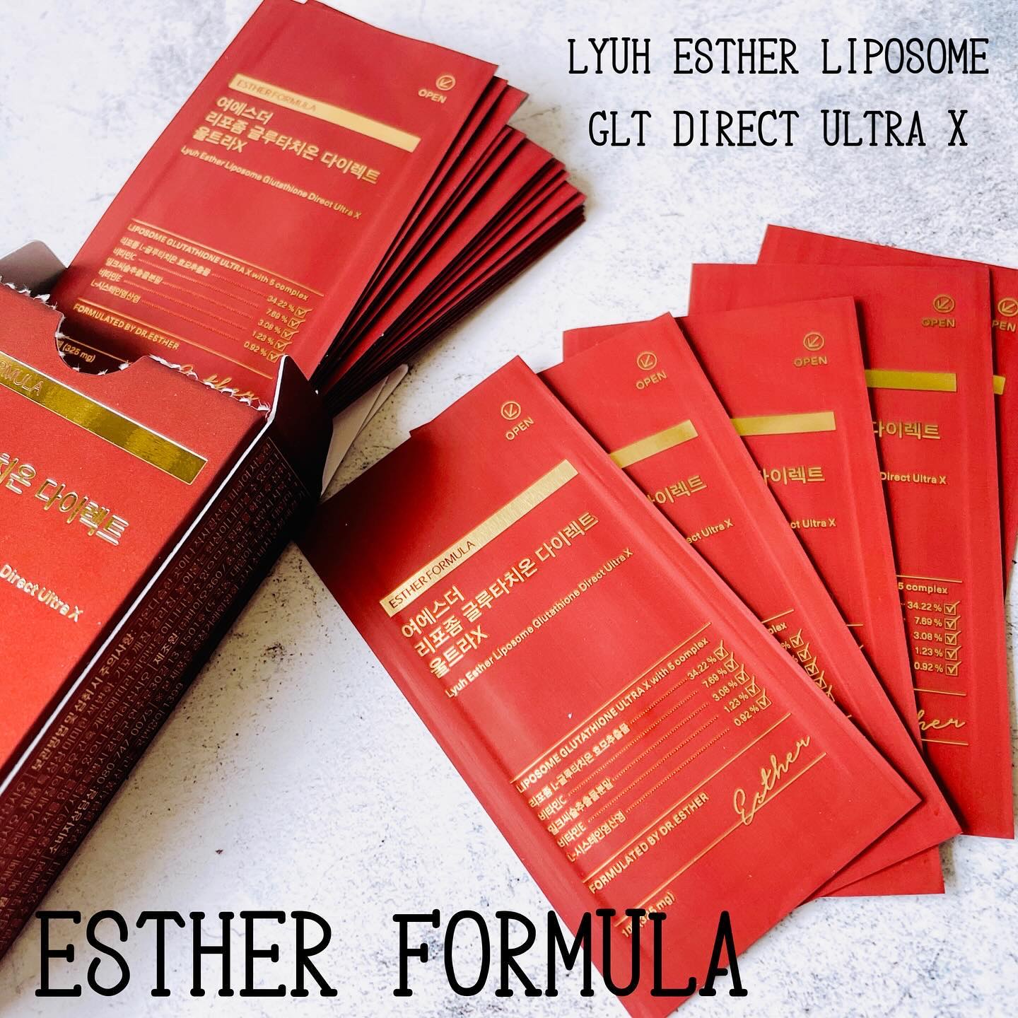 ヨエスターGLTダイレクトウルトラX/ESTHER FORMULA/美容サプリメントを使ったクチコミ（1枚目）