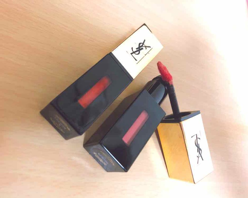 ルージュ ピュールクチュール ヴェルニ/YVES SAINT LAURENT BEAUTE/口紅を使ったクチコミ（1枚目）