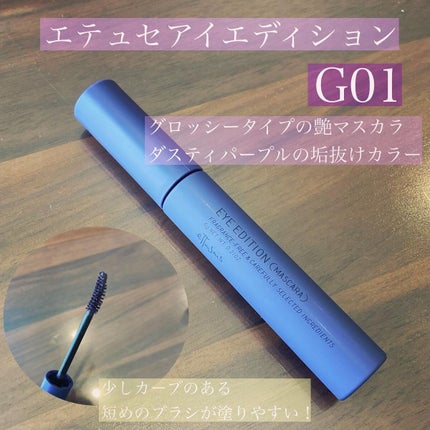 エテュセ アイエディション(マスカラ) G グロッシータイプ グロッシータイプ G01 ダスティパープル/ettusais/マスカラを使ったクチコミ(1枚目)