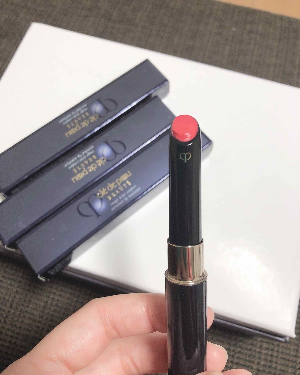 ルージュエクラC/クレ・ド・ポー ボーテ/口紅を使ったクチコミ(2枚目)