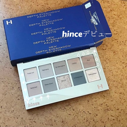 ニューデップスアイシャドウパレット/hince/アイシャドウパレットを使ったクチコミ(1枚目)