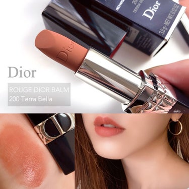 ルージュ ディオール バーム 200 テラ ベラ マット/Dior/リップケア・リップクリームを使ったクチコミ（1枚目）