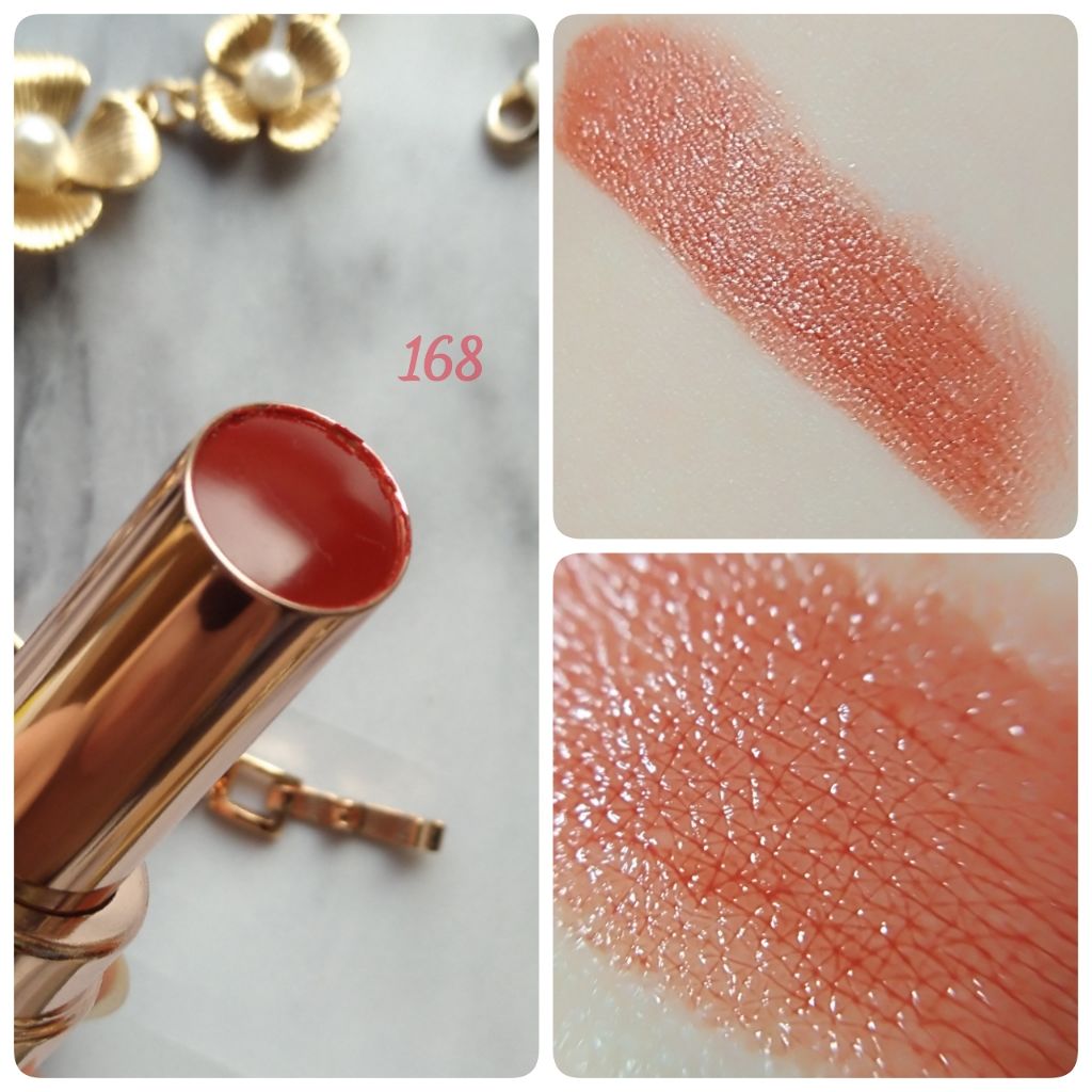 ラプソリュ マドモワゼルシャイン/LANCOME/口紅を使ったクチコミ(3枚目)