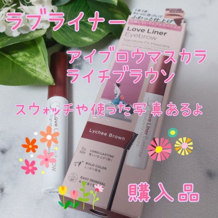 ラブ・ライナー シグネチャーフィットマスカラ<アイブロウ>/ラブ・ライナー/眉マスカラを使ったクチコミ(1枚目)