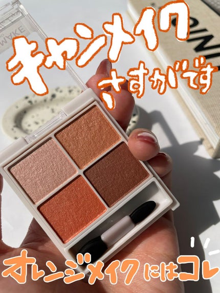 シルキースフレアイズ/キャンメイク/アイシャドウパレットを使ったクチコミ(1枚目)