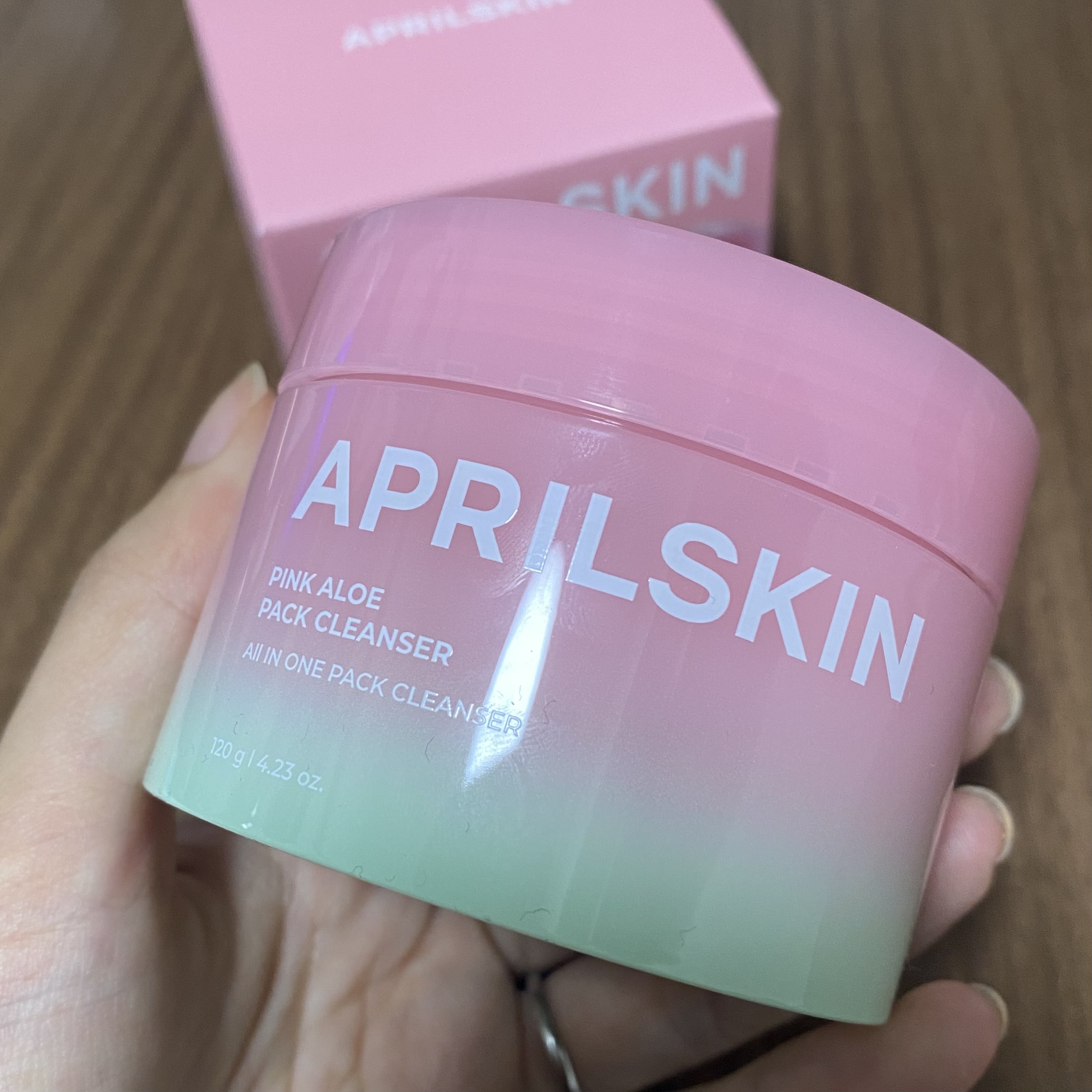 ピンクアロエメレンゲクレンザー/APRILSKIN/その他洗顔料を使ったクチコミ（3枚目）