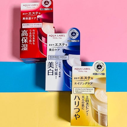 スペシャルジェルクリーム(モイスト)/アクアレーベル/オールインワン化粧品を使ったクチコミ(6枚目)