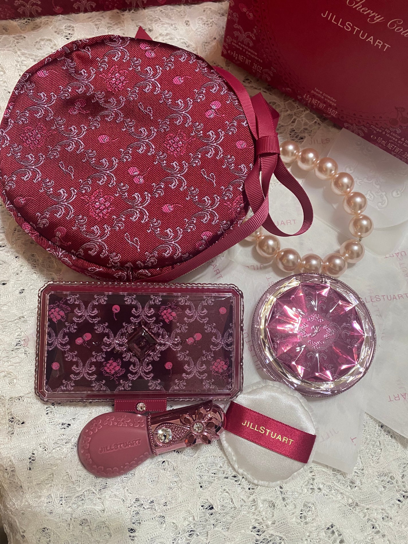 ジルスチュアート ミッドナイトチェリー コレクション/JILL STUART/メイクアップキットを使ったクチコミ(2枚目)