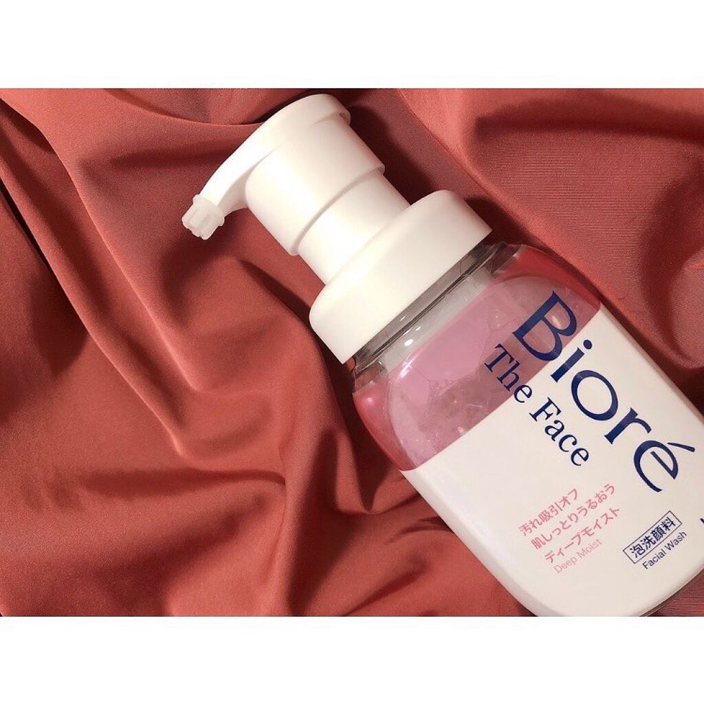 ビオレ ザフェイス 泡洗顔料 ディープモイスト/ビオレ/泡洗顔を使ったクチコミ(1枚目)