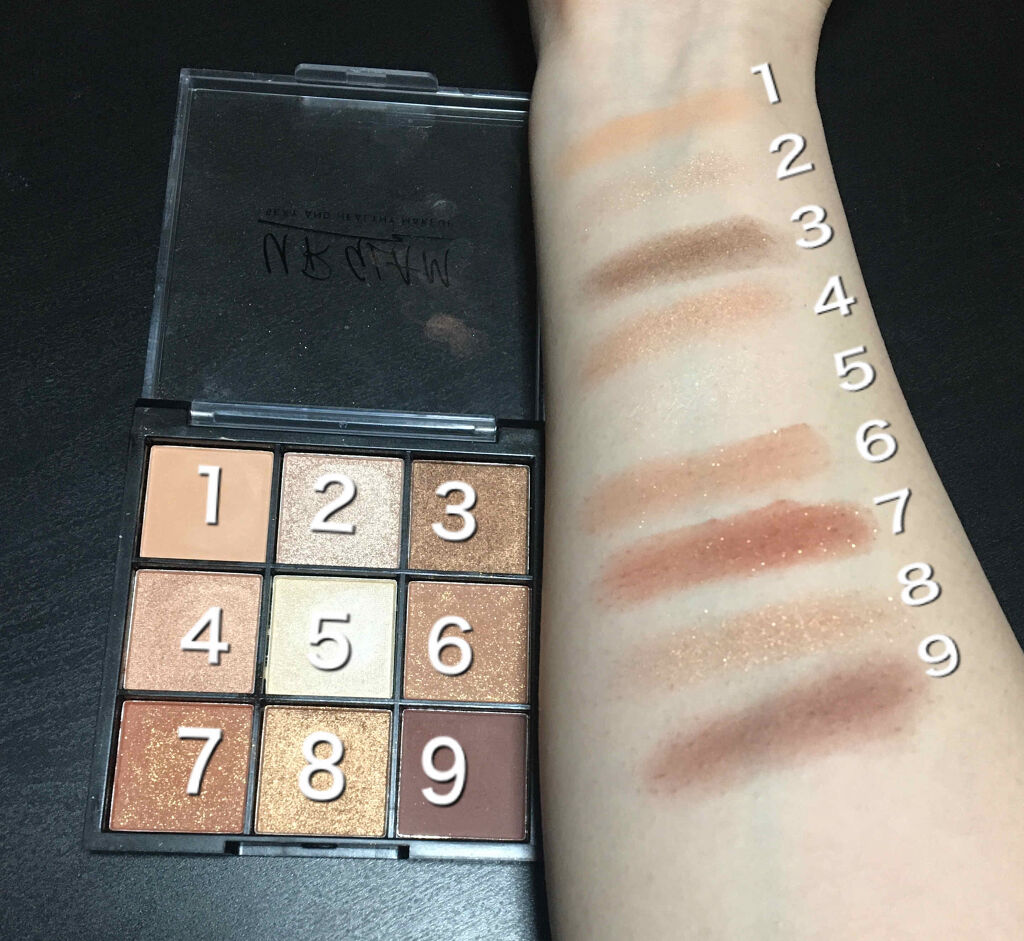 UR GLAM　BLOOMING EYE COLOR PALETTE/U R GLAM/アイシャドウパレットを使ったクチコミ（1枚目）