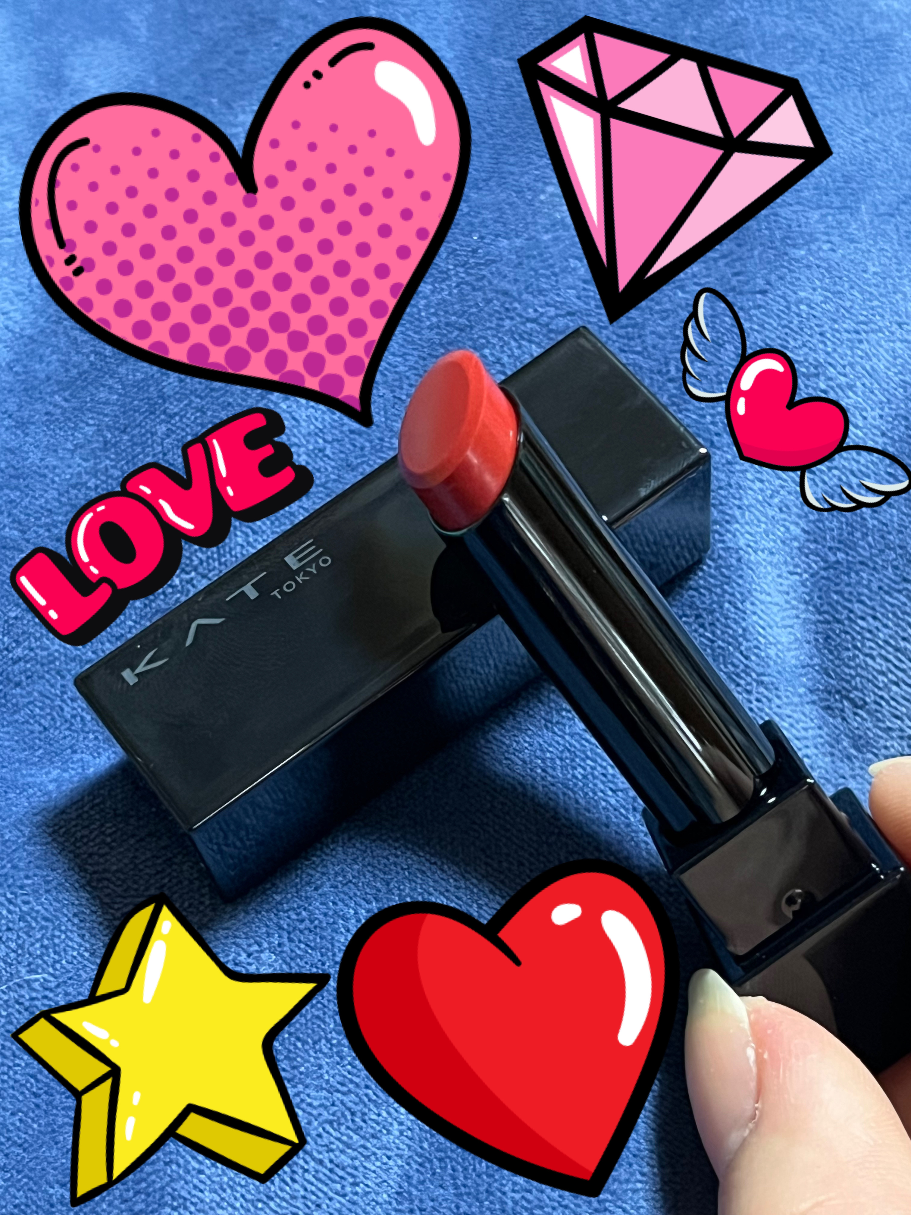 ケイト リップモンスター 105 日没後の情熱(限定色)/KATE/口紅を使ったクチコミ（3枚目）